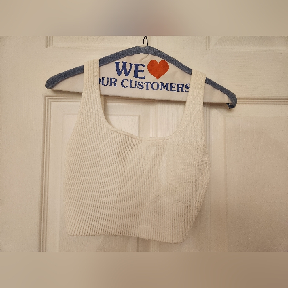 Aritzia, White, XS, CROP TOP